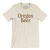 Oregon Beer Men/Unisex T-Shirt-Natural-Allegiant Goods Co. Vintage Sports Apparel