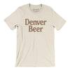 Denver Beer Men/Unisex T-Shirt-Natural-Allegiant Goods Co. Vintage Sports Apparel