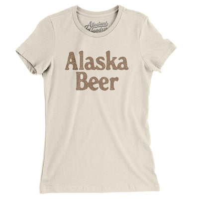 Alaska Beer Women's T-Shirt-Natural-Allegiant Goods Co. Vintage Sports Apparel