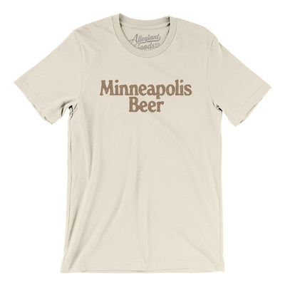 Minneapolis Beer Men/Unisex T-Shirt-Natural-Allegiant Goods Co. Vintage Sports Apparel