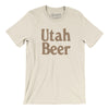 Utah Beer Men/Unisex T-Shirt-Natural-Allegiant Goods Co. Vintage Sports Apparel