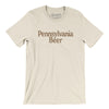 Pennsylvania Beer Men/Unisex T-Shirt-Natural-Allegiant Goods Co. Vintage Sports Apparel