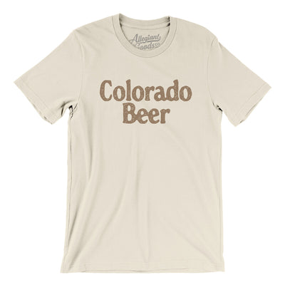 Colorado Beer Men/Unisex T-Shirt-Natural-Allegiant Goods Co. Vintage Sports Apparel