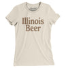 Illinois Beer Women's T-Shirt-Natural-Allegiant Goods Co. Vintage Sports Apparel