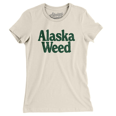 Alaska Weed Women's T-Shirt-Natural-Allegiant Goods Co. Vintage Sports Apparel