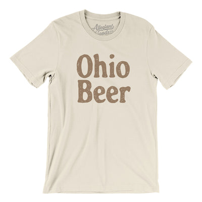 Ohio Beer Men/Unisex T-Shirt-Natural-Allegiant Goods Co. Vintage Sports Apparel