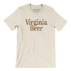 Virginia Beer Men/Unisex T-Shirt-Natural-Allegiant Goods Co. Vintage Sports Apparel