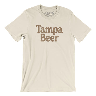 Tampa Beer Men/Unisex T-Shirt-Natural-Allegiant Goods Co. Vintage Sports Apparel