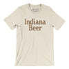 Indiana Beer Men/Unisex T-Shirt-Natural-Allegiant Goods Co. Vintage Sports Apparel