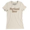 Portland Beer Women's T-Shirt-Natural-Allegiant Goods Co. Vintage Sports Apparel