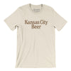 Kansas City Beer Men/Unisex T-Shirt-Natural-Allegiant Goods Co. Vintage Sports Apparel