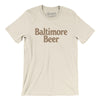 Baltimore Beer Men/Unisex T-Shirt-Natural-Allegiant Goods Co. Vintage Sports Apparel