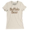 Buffalo Beer Women's T-Shirt-Natural-Allegiant Goods Co. Vintage Sports Apparel