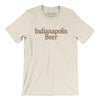 Indianapolis Beer Men/Unisex T-Shirt-Natural-Allegiant Goods Co. Vintage Sports Apparel