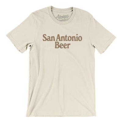 San Antonio Beer Men/Unisex T-Shirt-Natural-Allegiant Goods Co. Vintage Sports Apparel