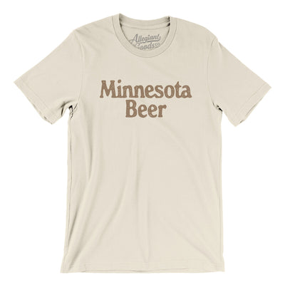 Minnesota Beer Men/Unisex T-Shirt-Natural-Allegiant Goods Co. Vintage Sports Apparel