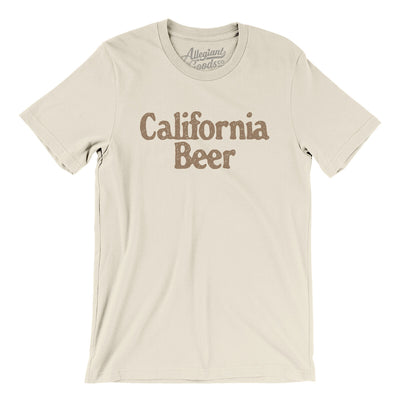 California Beer Men/Unisex T-Shirt-Natural-Allegiant Goods Co. Vintage Sports Apparel