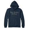 New York's Number 1 Fan Hoodie-Navy Blue-Allegiant Goods Co. Vintage Sports Apparel