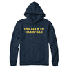 I've Been To Nashville Hoodie-Navy Blue-Allegiant Goods Co. Vintage Sports Apparel