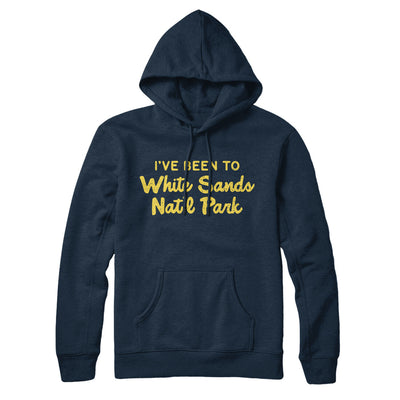 I've Been To White Sands National Park Hoodie-Navy Blue-Allegiant Goods Co. Vintage Sports Apparel