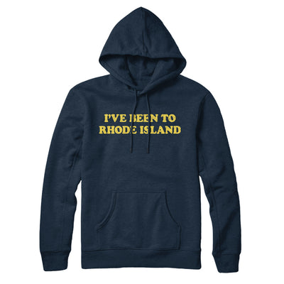 I've Been To Rhode Island Hoodie-Navy Blue-Allegiant Goods Co. Vintage Sports Apparel