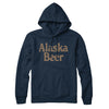 Alaska Beer Hoodie-Navy Blue-Allegiant Goods Co. Vintage Sports Apparel