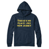 There's No Place Like New Jersey Hoodie-Navy Blue-Allegiant Goods Co. Vintage Sports Apparel