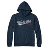 Washington Dc Vintage Script Hoodie-Navy Blue-Allegiant Goods Co. Vintage Sports Apparel