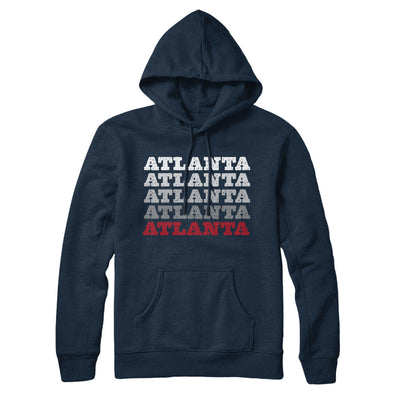 Atlanta Repeat Hoodie-Navy Blue-Allegiant Goods Co. Vintage Sports Apparel