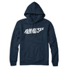 Tennessee State Shape Text Hoodie-Navy Blue-Allegiant Goods Co. Vintage Sports Apparel