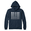 Dallas Repeat Hoodie-Navy Blue-Allegiant Goods Co. Vintage Sports Apparel