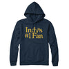 Indy's Number 1 Fan Hoodie-Navy Blue-Allegiant Goods Co. Vintage Sports Apparel