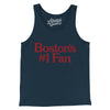 Boston's Number 1 Fan Men/Unisex Tank Top-Navy-Allegiant Goods Co. Vintage Sports Apparel