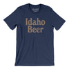 Idaho Beer Men/Unisex T-Shirt-Navy-Allegiant Goods Co. Vintage Sports Apparel