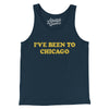 I've Been To Chicago Men/Unisex Tank Top-Navy-Allegiant Goods Co. Vintage Sports Apparel