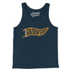 Golden State Pennant Men/Unisex Tank Top-Navy-Allegiant Goods Co. Vintage Sports Apparel