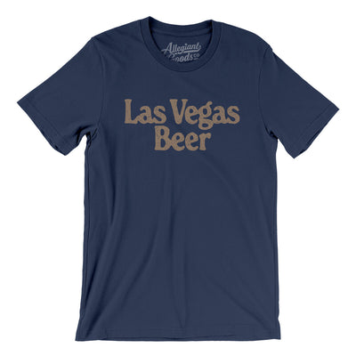 Las Vegas Beer Men/Unisex T-Shirt-Navy-Allegiant Goods Co. Vintage Sports Apparel