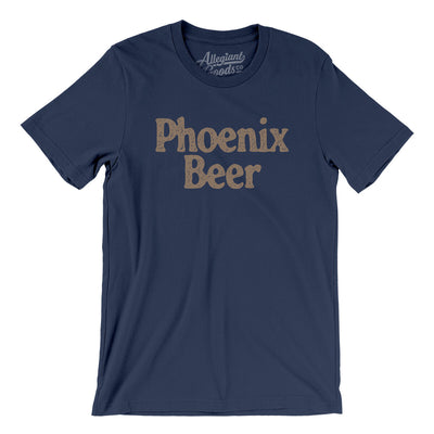 Phoenix Beer Men/Unisex T-Shirt-Navy-Allegiant Goods Co. Vintage Sports Apparel