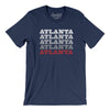 Atlanta Repeat Men/Unisex T-Shirt-Navy-Allegiant Goods Co. Vintage Sports Apparel