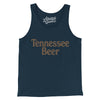 Tennessee Beer Men/Unisex Tank Top-Navy-Allegiant Goods Co. Vintage Sports Apparel