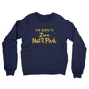 I've Been To Zion National Park Midweight French Terry Crewneck Sweatshirt-Navy-Allegiant Goods Co. Vintage Sports Apparel