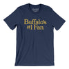 Buffalo's Number 1 Fan Men/Unisex T-Shirt-Navy-Allegiant Goods Co. Vintage Sports Apparel