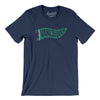 Vancouver Pennant Men/Unisex T-Shirt-Navy-Allegiant Goods Co. Vintage Sports Apparel