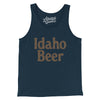 Idaho Beer Men/Unisex Tank Top-Navy-Allegiant Goods Co. Vintage Sports Apparel