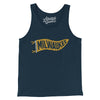 Milwaukee Pennant Men/Unisex Tank Top-Navy-Allegiant Goods Co. Vintage Sports Apparel