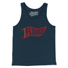 Florida Pennant Men/Unisex Tank Top-Navy-Allegiant Goods Co. Vintage Sports Apparel