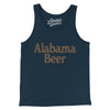 Alabama Beer Men/Unisex Tank Top-Navy-Allegiant Goods Co. Vintage Sports Apparel