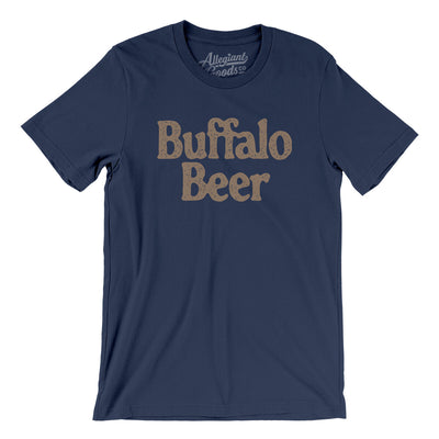 Buffalo Beer Men/Unisex T-Shirt-Navy-Allegiant Goods Co. Vintage Sports Apparel