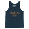 Virginia Beer Men/Unisex Tank Top-Navy-Allegiant Goods Co. Vintage Sports Apparel