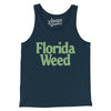 Florida Weed Men/Unisex Tank Top-Navy-Allegiant Goods Co. Vintage Sports Apparel